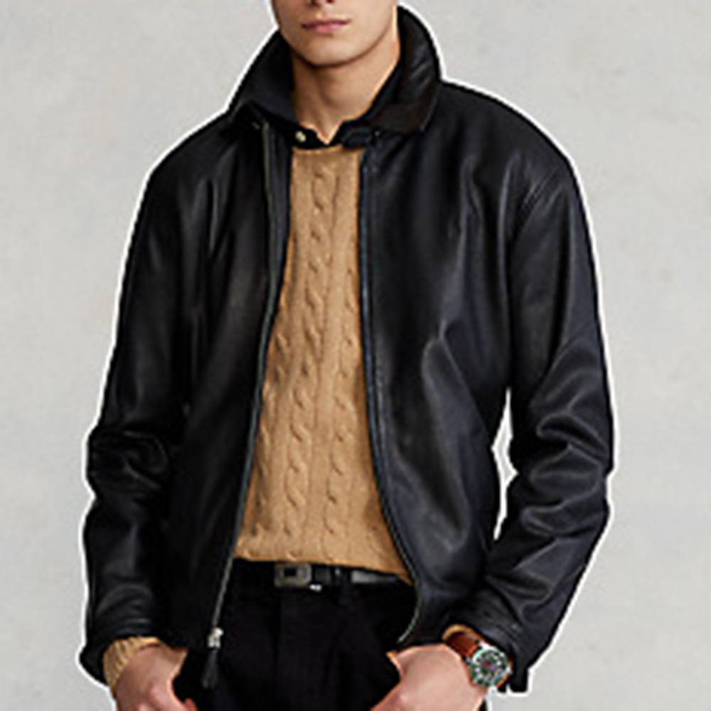 Polo Ralph Lauren Leather Jacket - Leo Edit